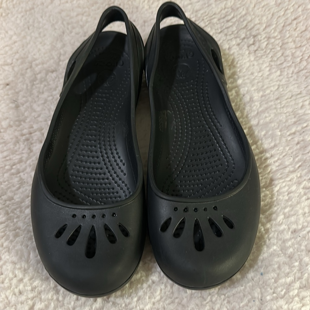 Black Mary Jane/ Ballet Crocs - Picture 2 of 8